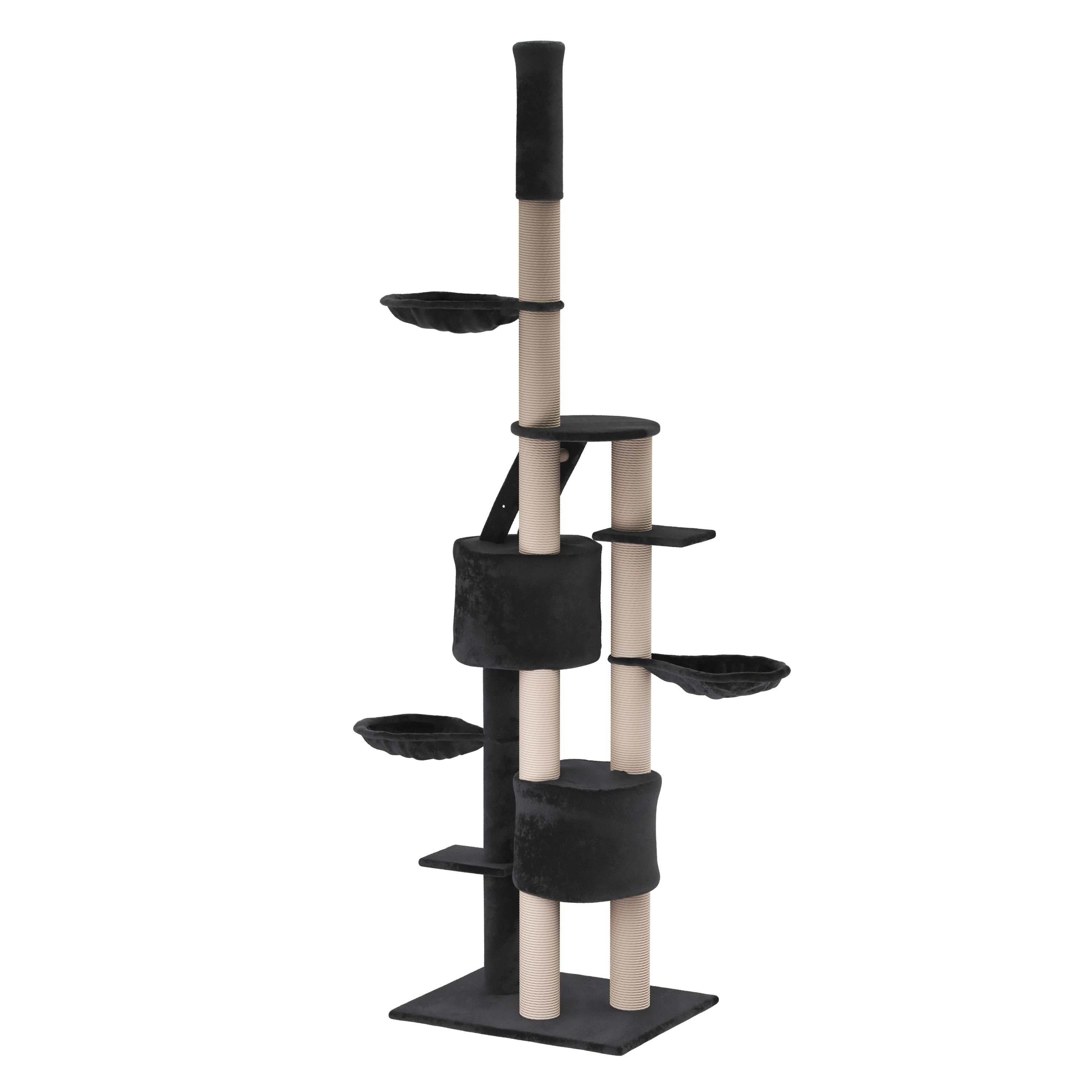 Katzenbaum BALU 265 cm schwarz