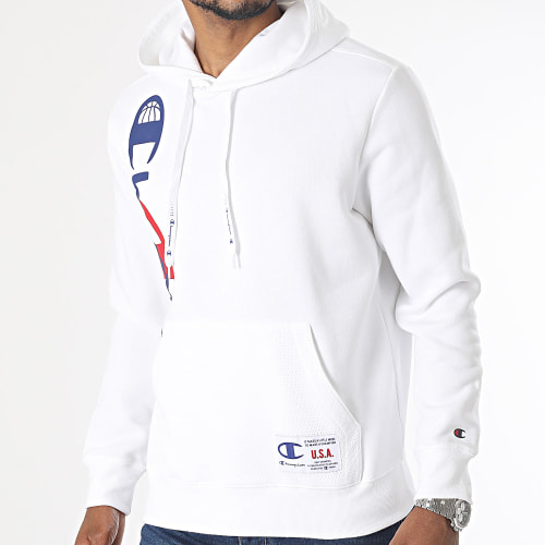 Sweat Capuche 219253 Blanc