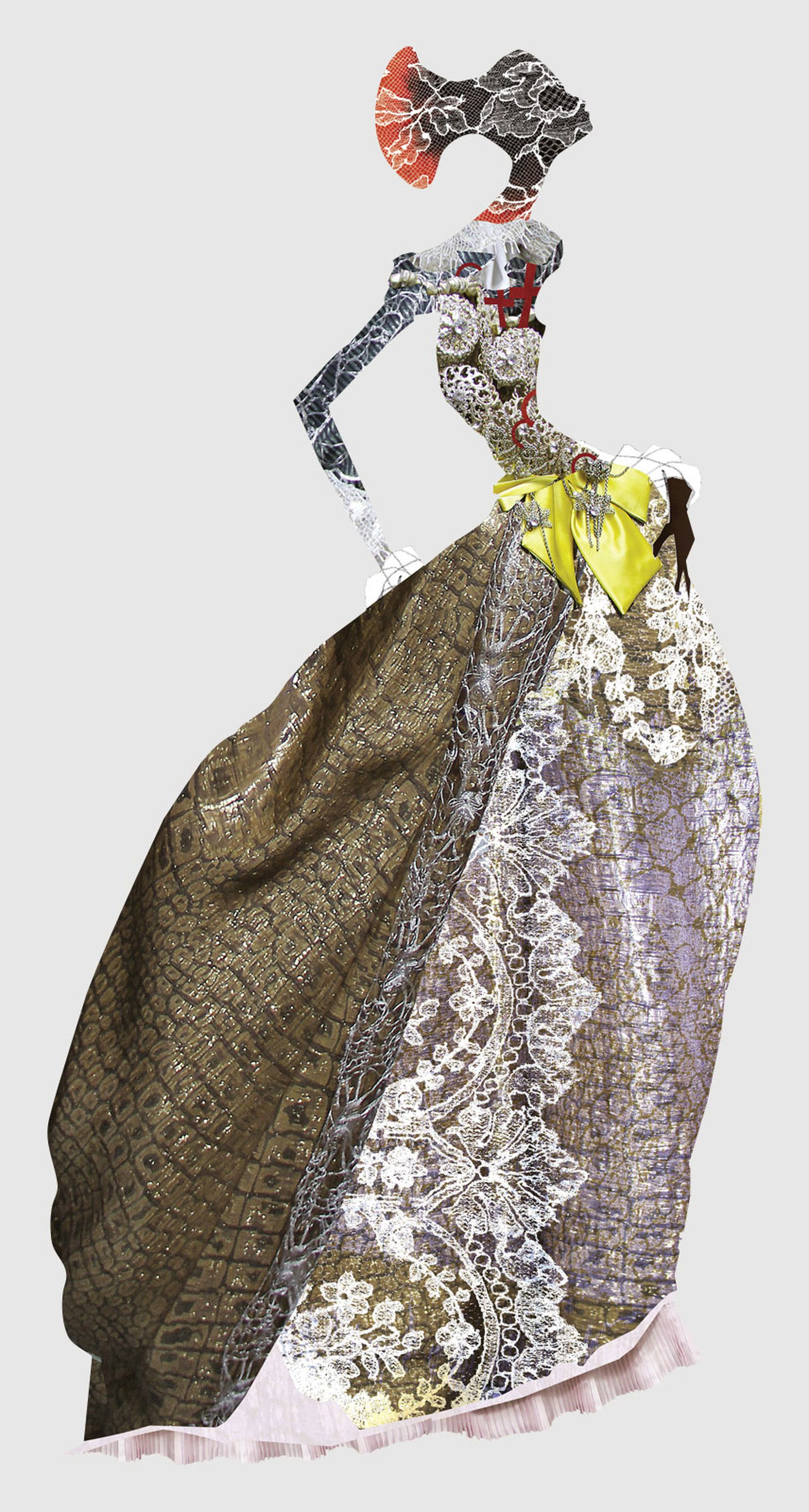 Madone Nubienne by Christian Lacroix - Limited Edition. Edition of: 150. Archive Stamp.