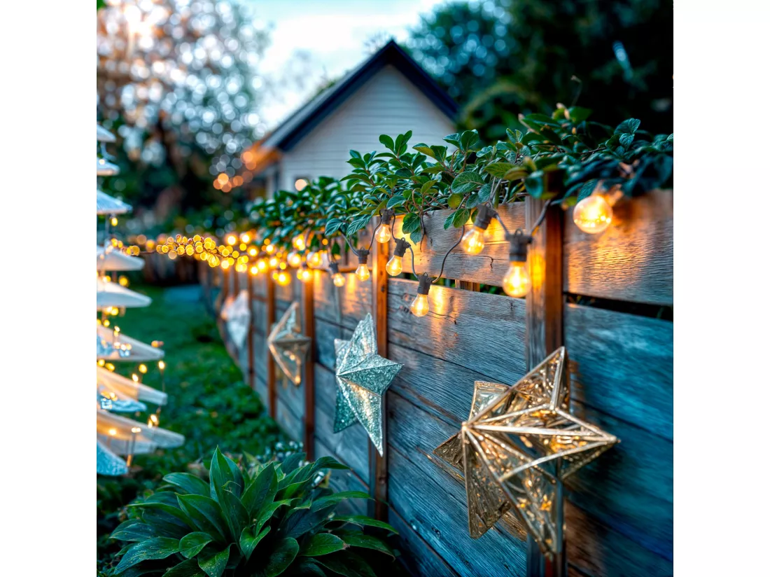Guirlande Extérieure avec 10m Noire + 10 Ampules Filament LED E27 24V Noir