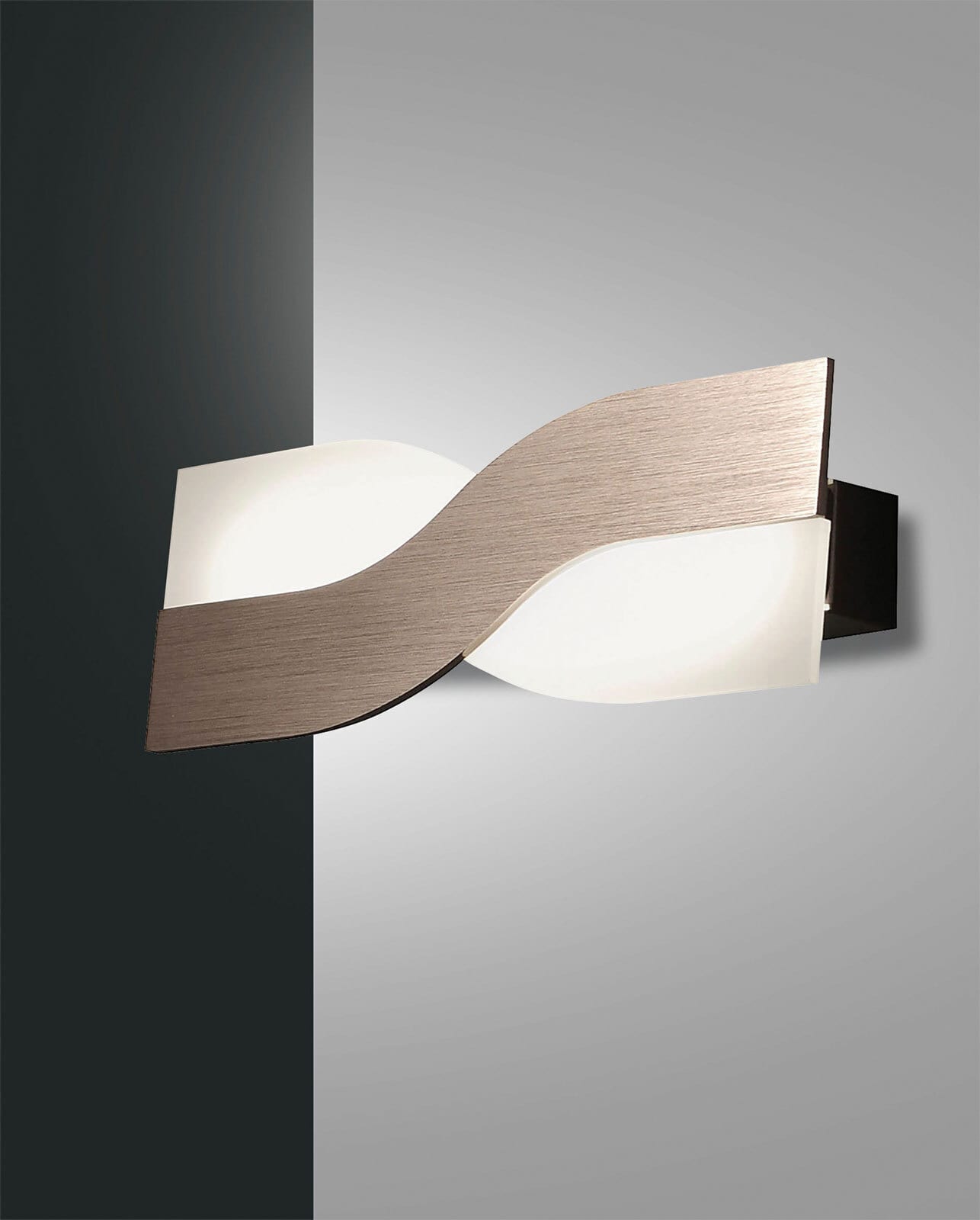 FABAS LUCE LED Wandleuchte RIACE kupferfarbig