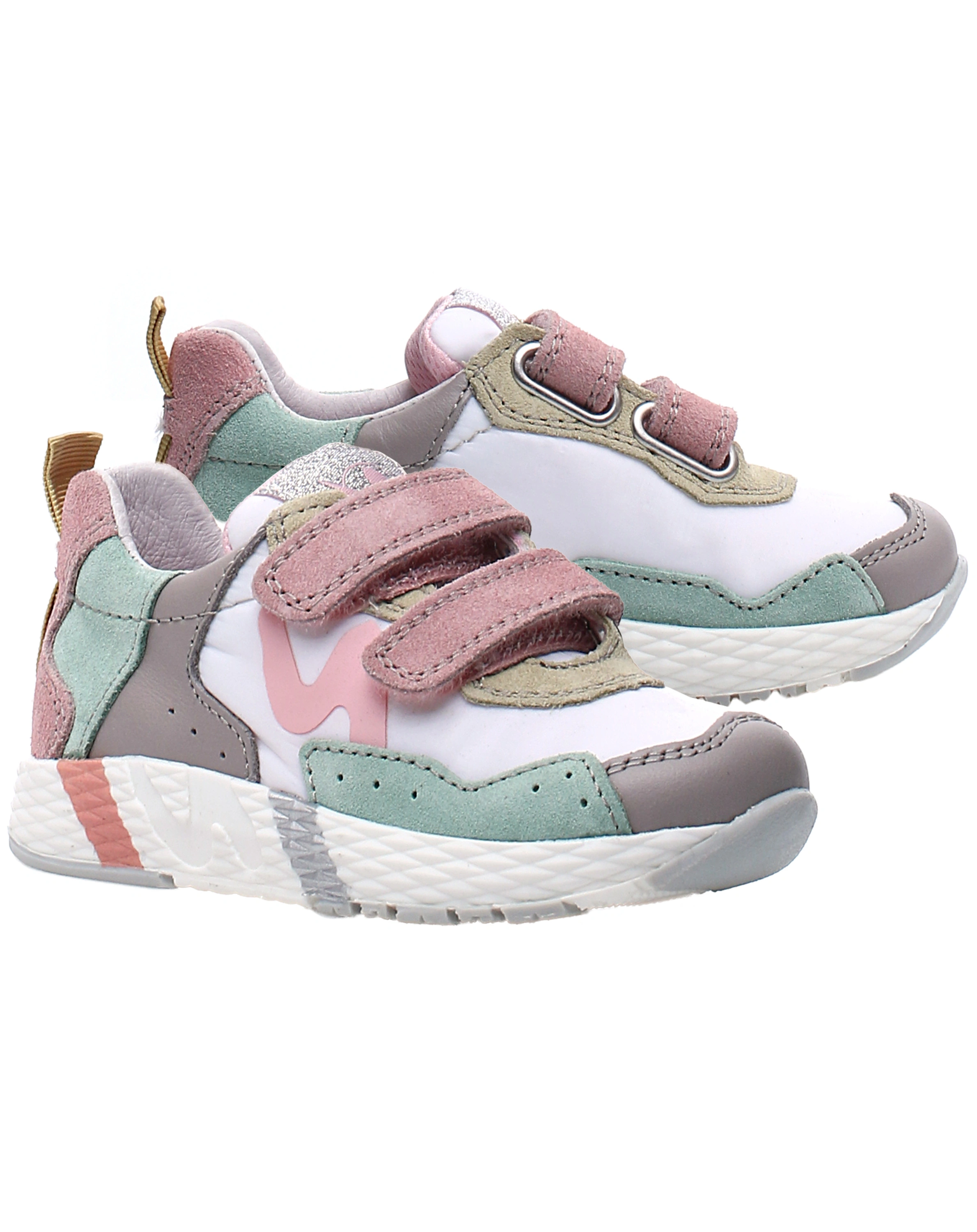 Klett-Halbschuhe METEOR in grau/rosa