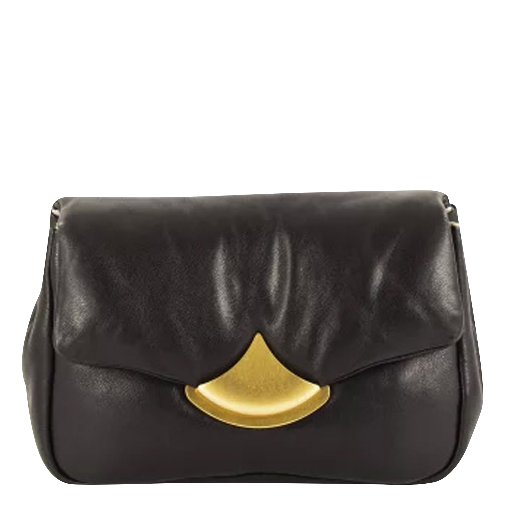 DIVILUZ PUFFY - Sac bandoulière en cuir | Noir