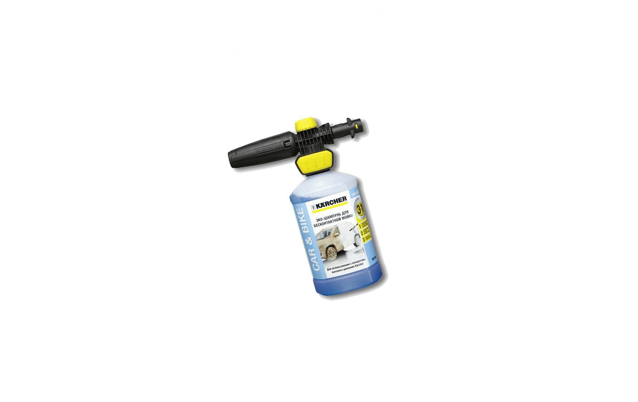 Schaumdüse FJ 10 C + Autoshampoo 3-in-1Zubehör zu Hochdruckreiniger (Schaumdüse)