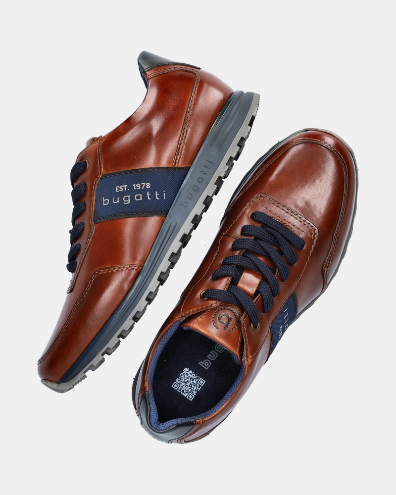 Bugatti Lage sneakers  - cognac
