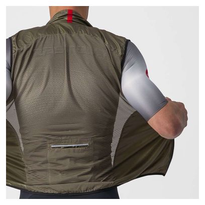 Gilet sans manches Coupe vent Castelli Aria Vert