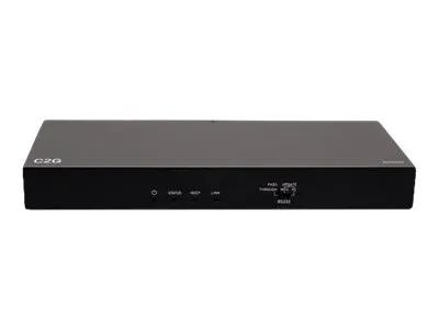 C2G HDMI HDBaseT   3.5mm, USB-B to A, and RS232 over Cat Extender Box Transmitter to Box Receiver - 4K 60Hz - Video/audio/USB/seriel forlænger - sender - HDMI, HDBaseT 2.0 - over CAT 5e/6/6a/7 - op til 70 m
