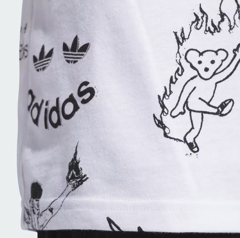 Adidas Skateboarding Dill G Tee 2 White / Black
