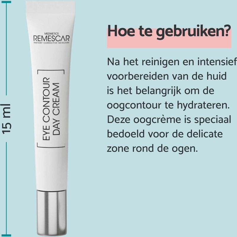 Oogcontour Dagcrème - Hydraterend - Vitamine C - Cafeïne