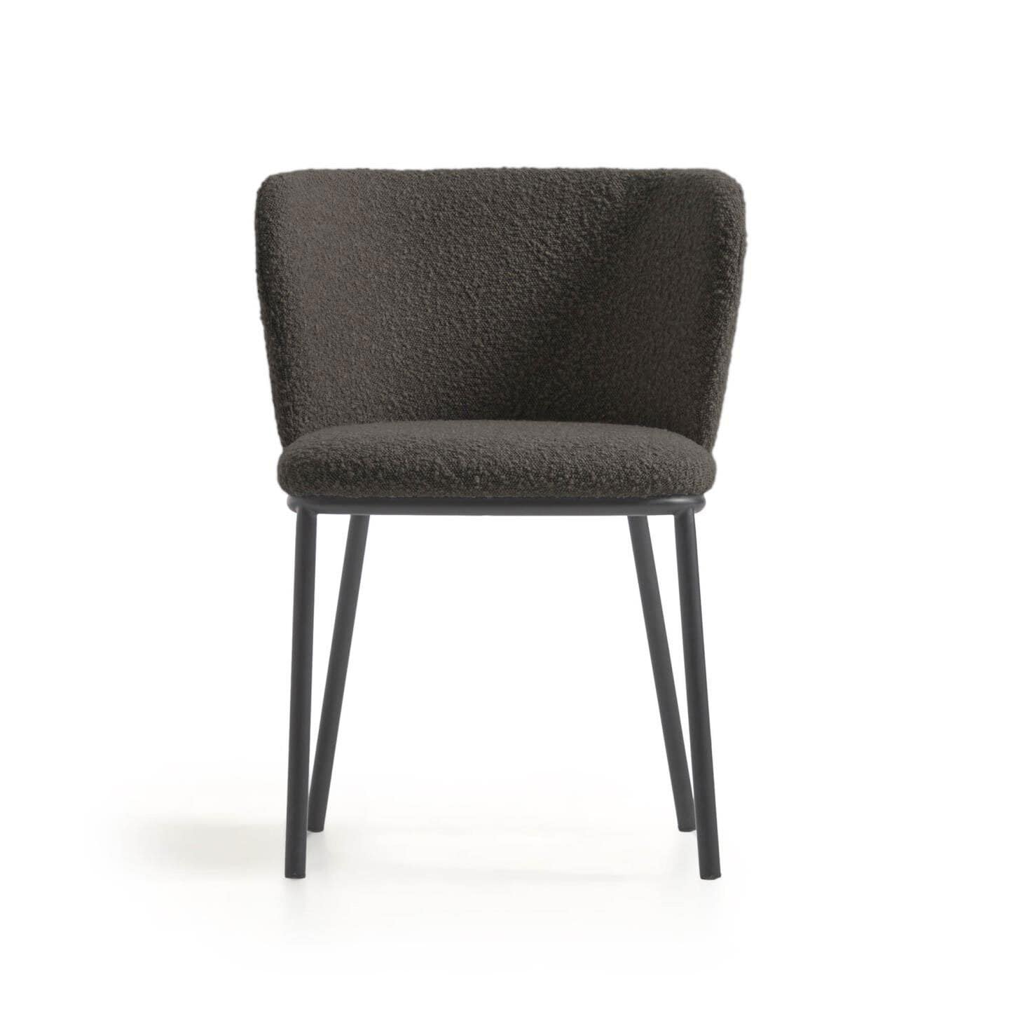 Kave Home Polsterstuhl CISELIA 2er Set schwarz