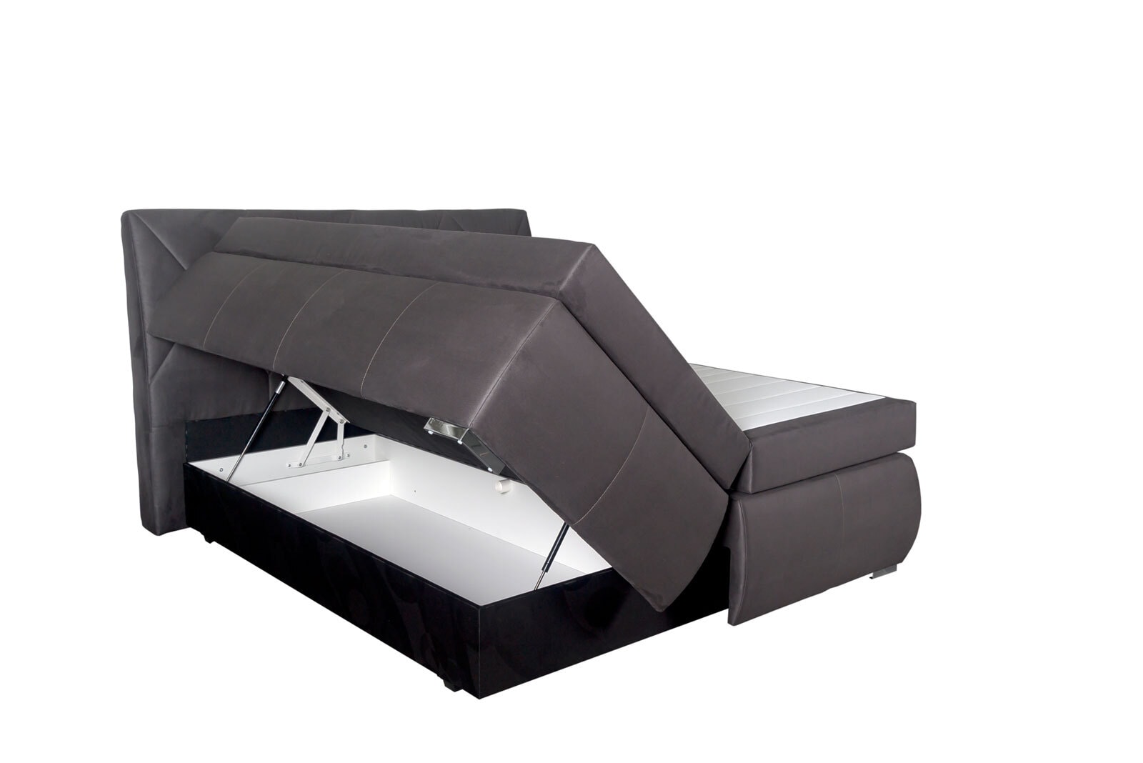 Boxspringbett Vetto Anthrazit ca. 180 x 200 cm