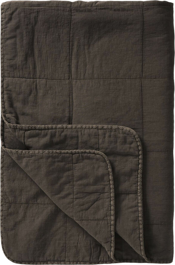 Ib Laursen Vintage quilt chocolate Brun