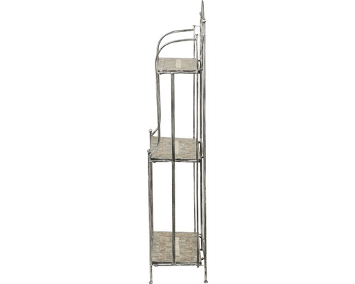 Siena Garden Felina ijzeren tuinplank, zilver