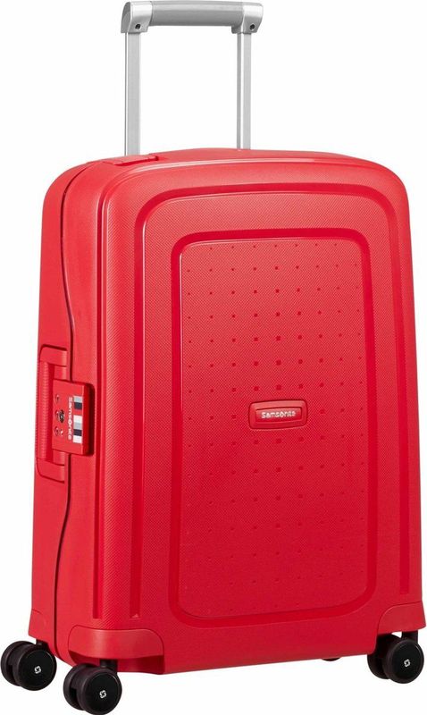 Samsonite - S'Cure Spinner 55 - Handbagagekoffer - Blauw - Polypropyleen - Inhoud 34 Liter