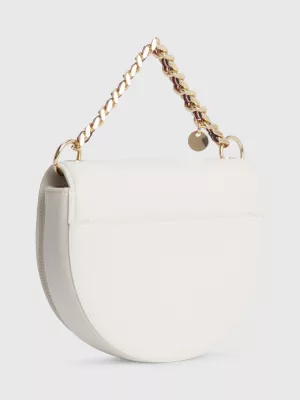 Bolsa de selim com alça de corrente elegante