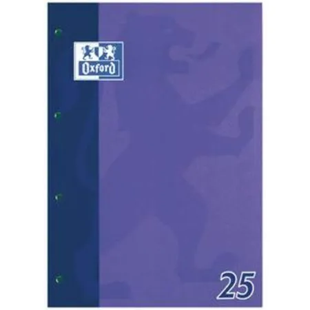 Oxford Schulblock,90 g/qm, A4, 9mm liniert/Rand, 50 Bl., sortiert, Optik Paper®
