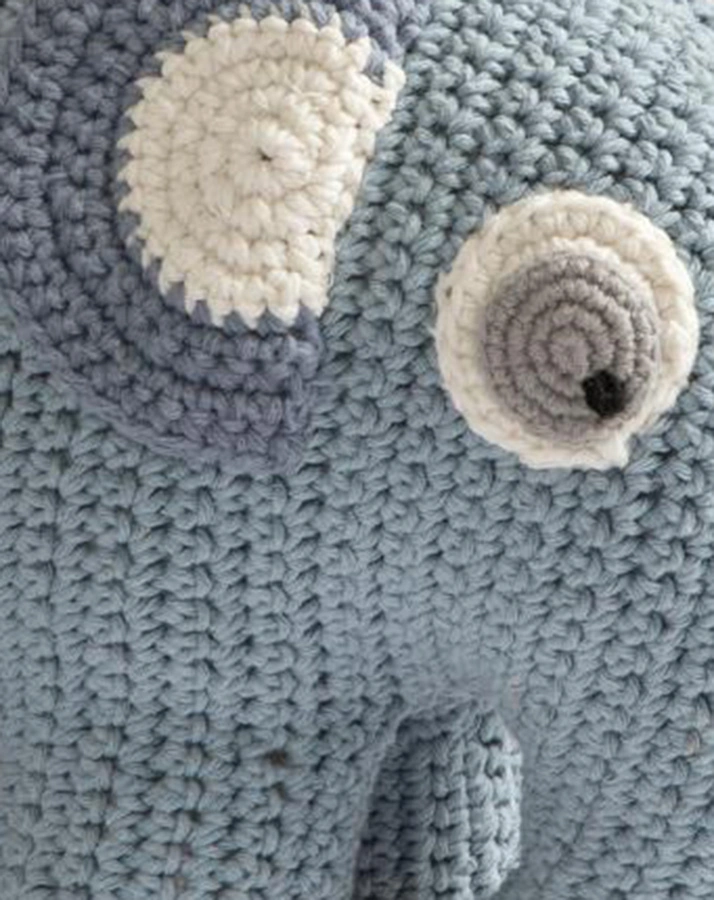 Nachziehtier FANTO DER ELEFANT in powder blue