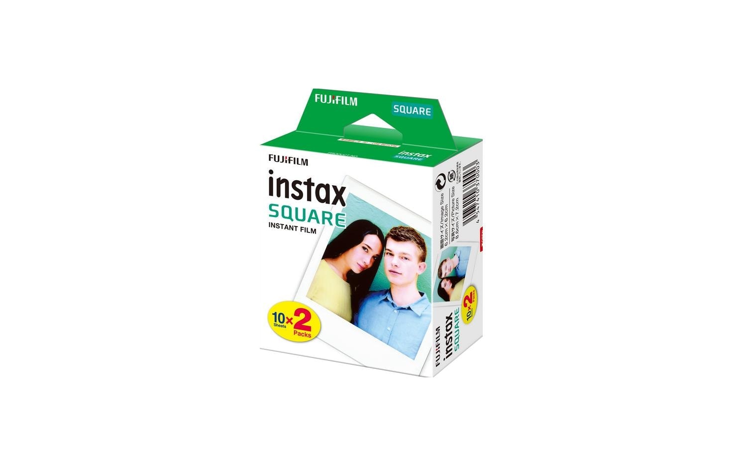 FUJIFILM Sofortbildfilm »Instax Square 20 Blatt Weiss«