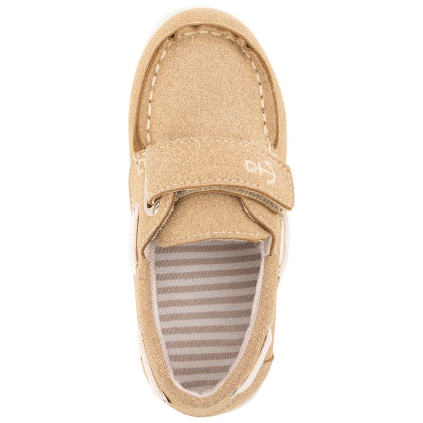 Baskets basses style bateau pour garçon - Beige
