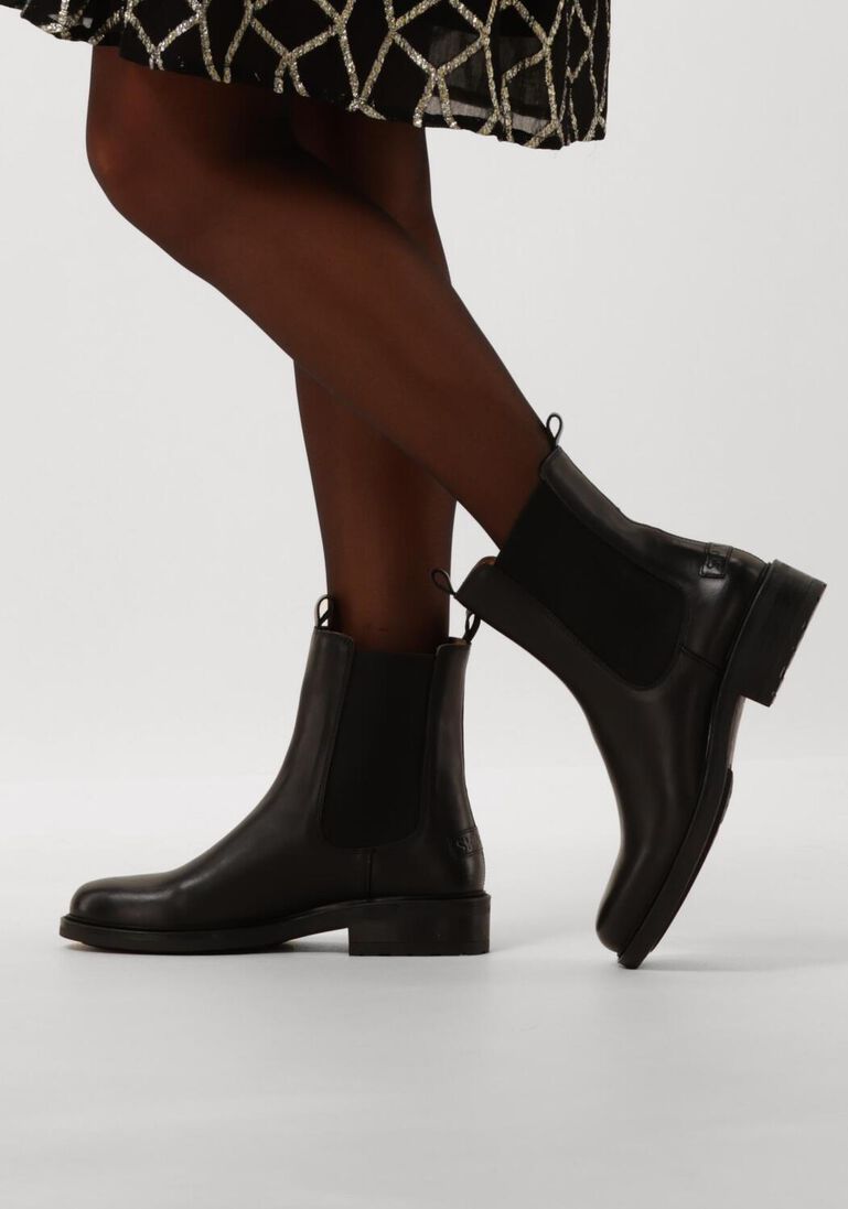 zwarte shabbies chelsea boots dean shelley