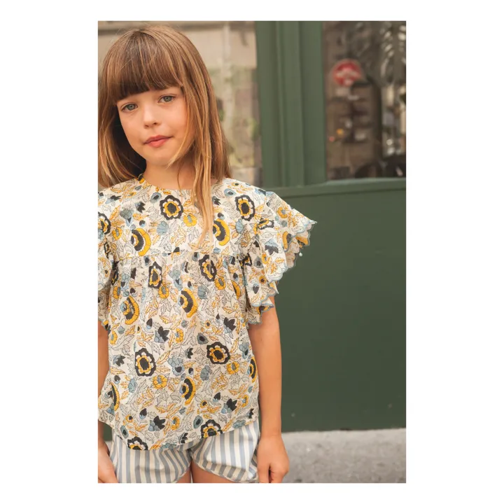 Louis Louise Blouse Jasmin Fleurie | Jaune