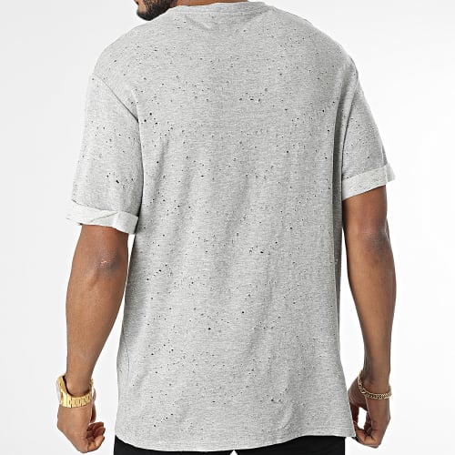 Tee Shirt Poche UY945 Gris Chiné