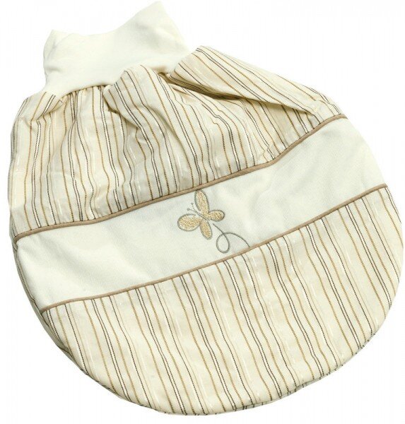 Be Be´s Collection Be Be's Collection 715-28 ca.48cm Strampelsack Butterfly leicht wattiert, ecru/braun