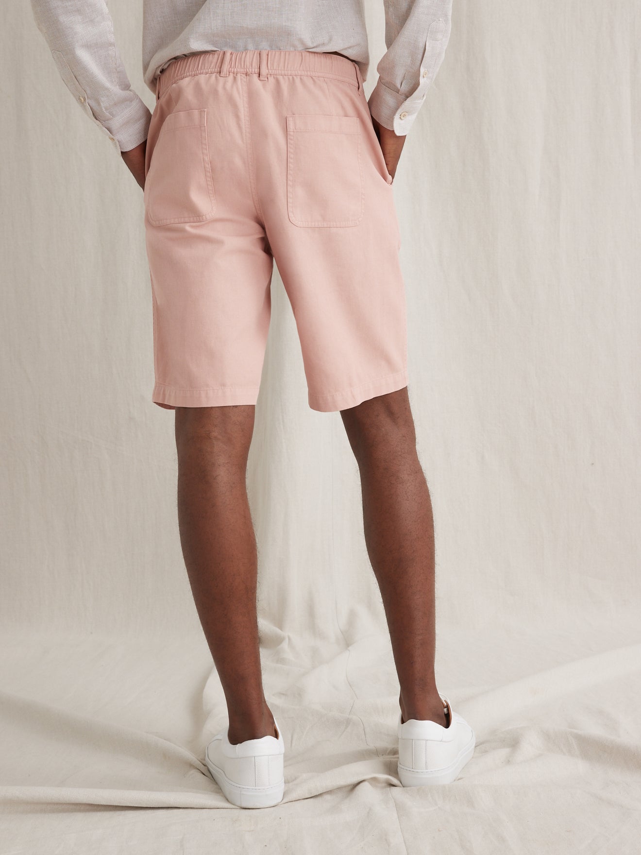 Bermuda homme taille élastiquée