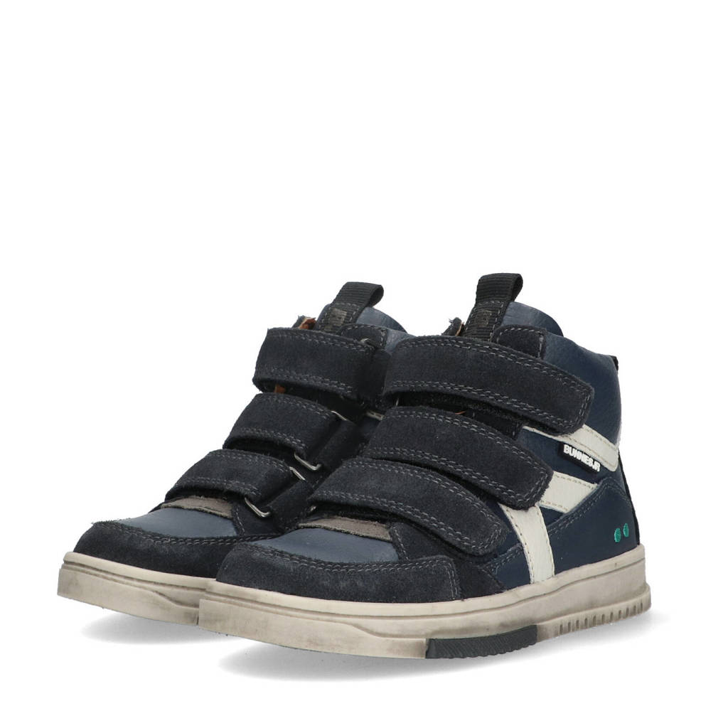 BunniesJR Milan Mietersleren sneakers donkerblauw