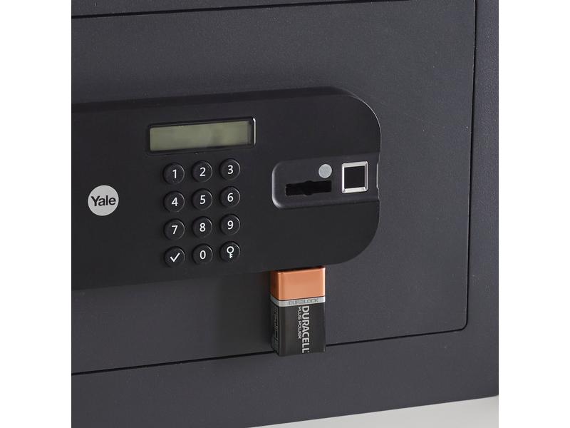 Yale Tresor Laptop Für maximale Sicherheit mit Zahlenschloss & Fingerabdruckleser