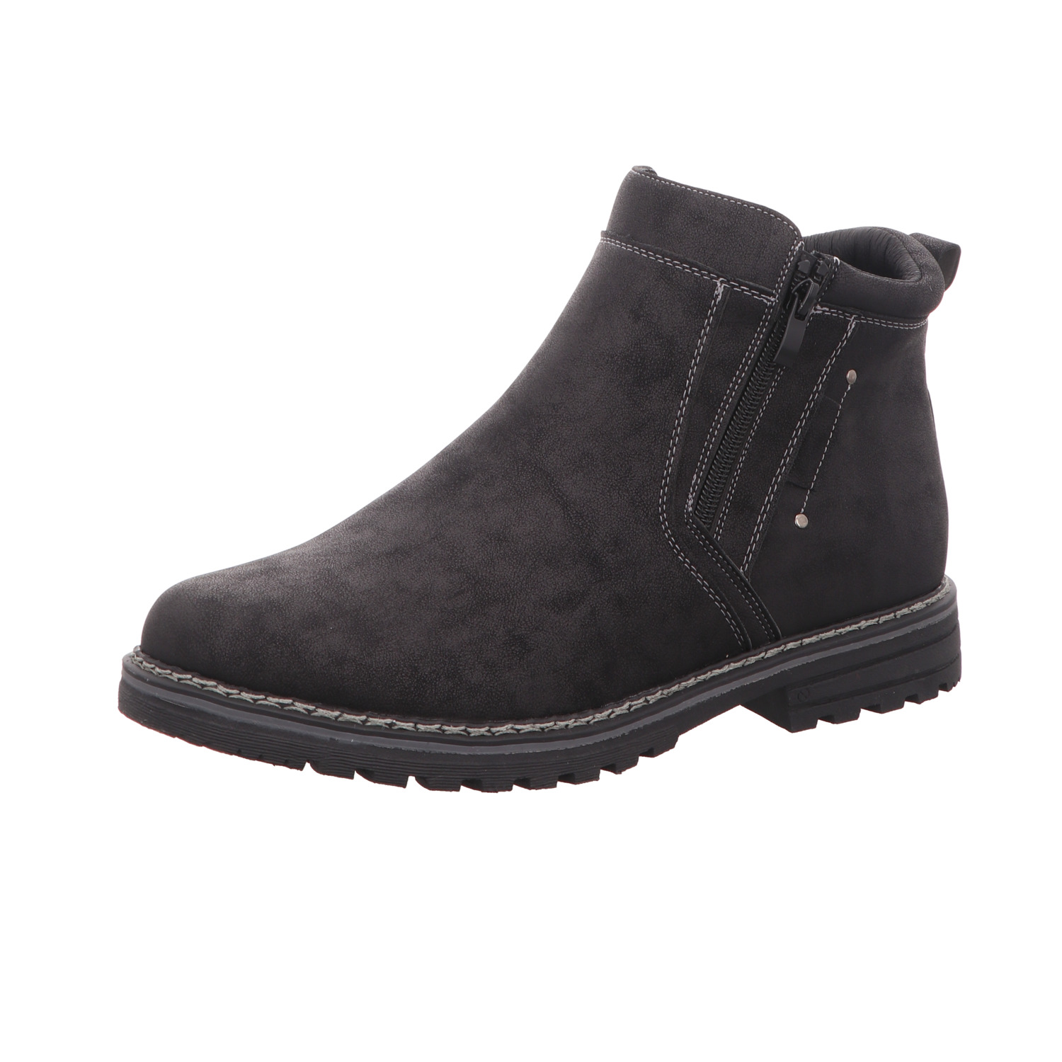 living UPDATED Herren-Stiefelette Schwarz