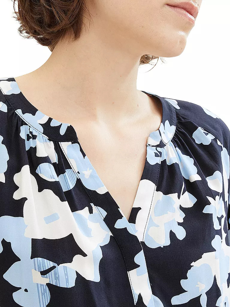 TOM TAILOR Bluse blau