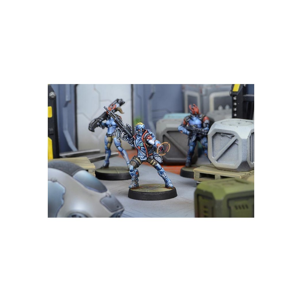 Infinity - PanOceania - Locust, Clandestine Action Team (Hacker)