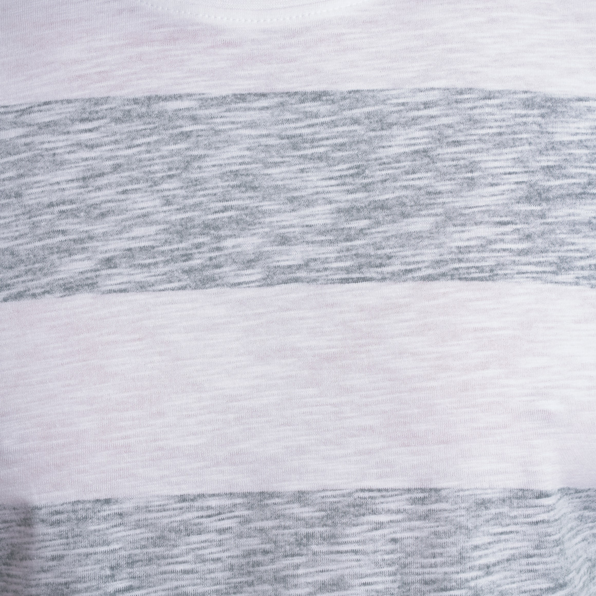VanVaan Denim Herren T-Shirt mit Blockstreifen dunkelgrün / weiss