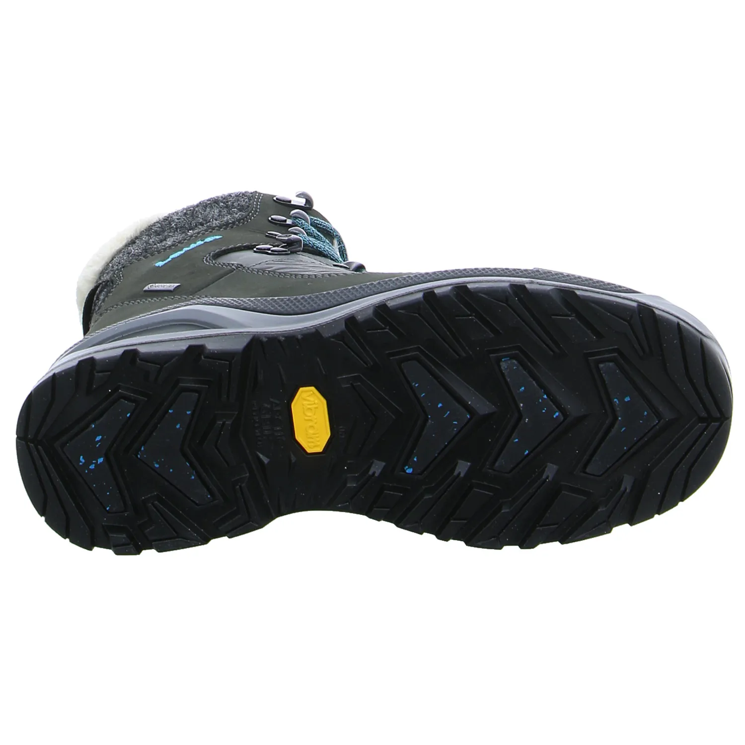 LOWA Snowboots Damen Grau Leder  mit Gore-Tex