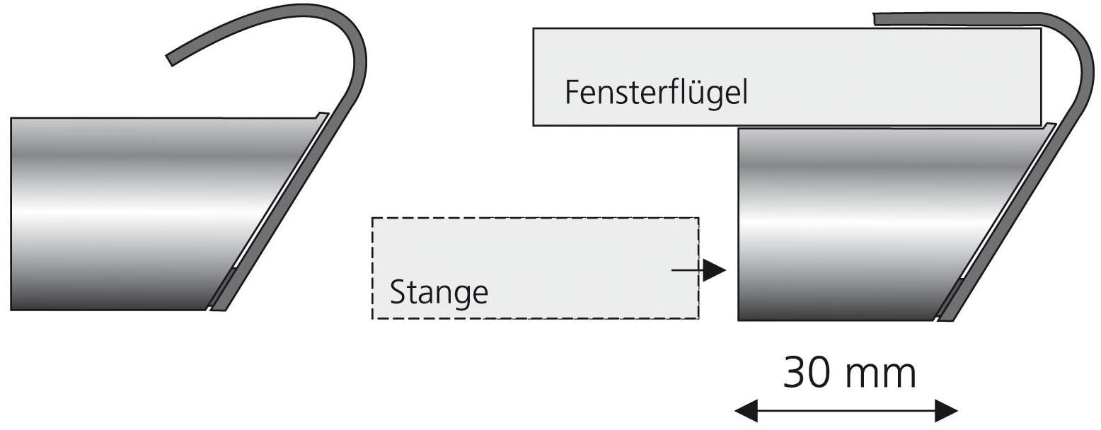 Liedeco Klemmträger für Cafehausstangen Ø 12 mm