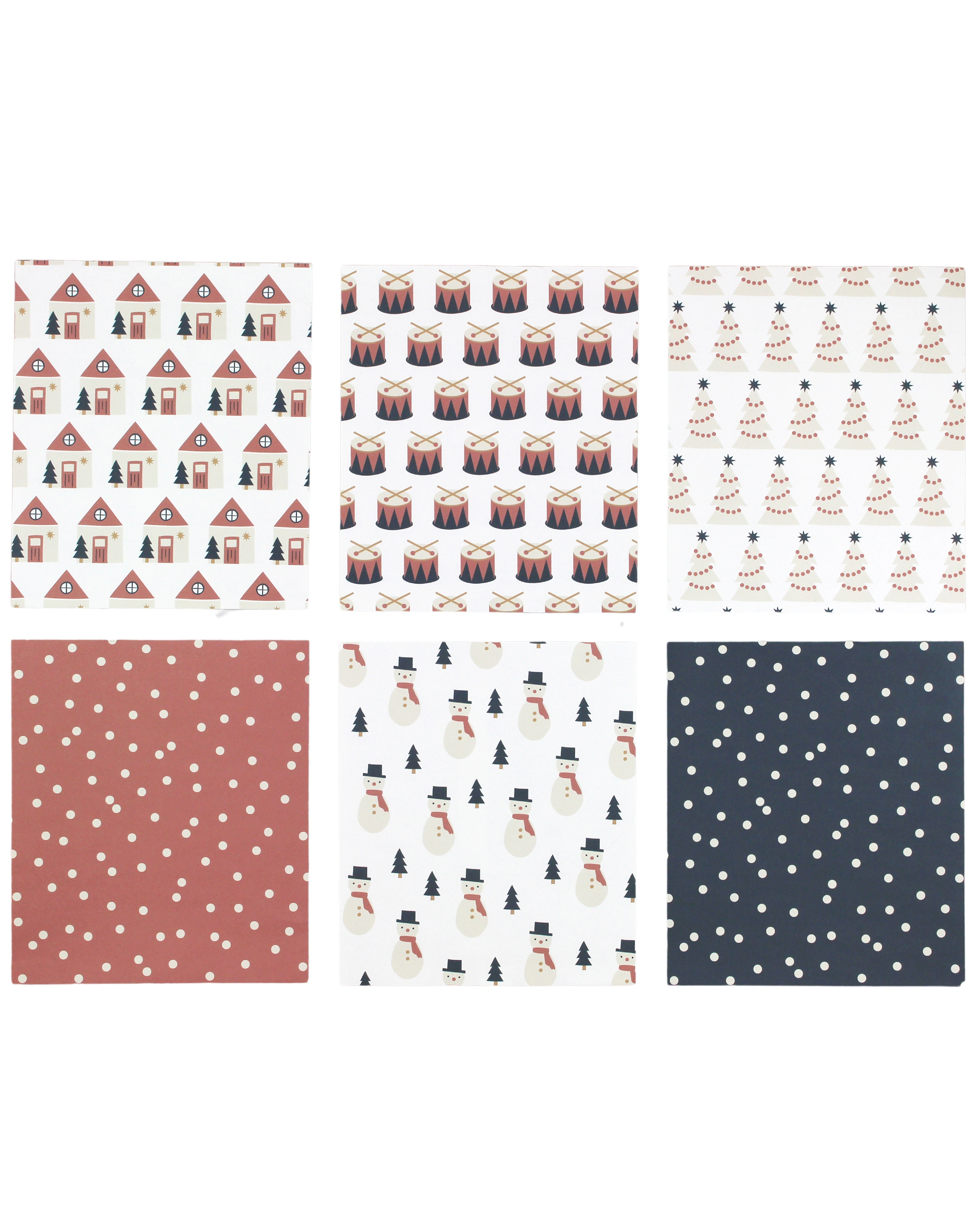 Adventskalender-Set PAPER BAGS 24-teilig in bunt