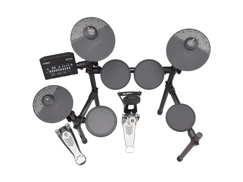 Yamaha DTX432K, Trommesystem, Crash, Hi-hat, Kick, Ride, Lilletromme, Tom, USB Type-B, 5 W, 269 x 39 x 147 mm, 500 g