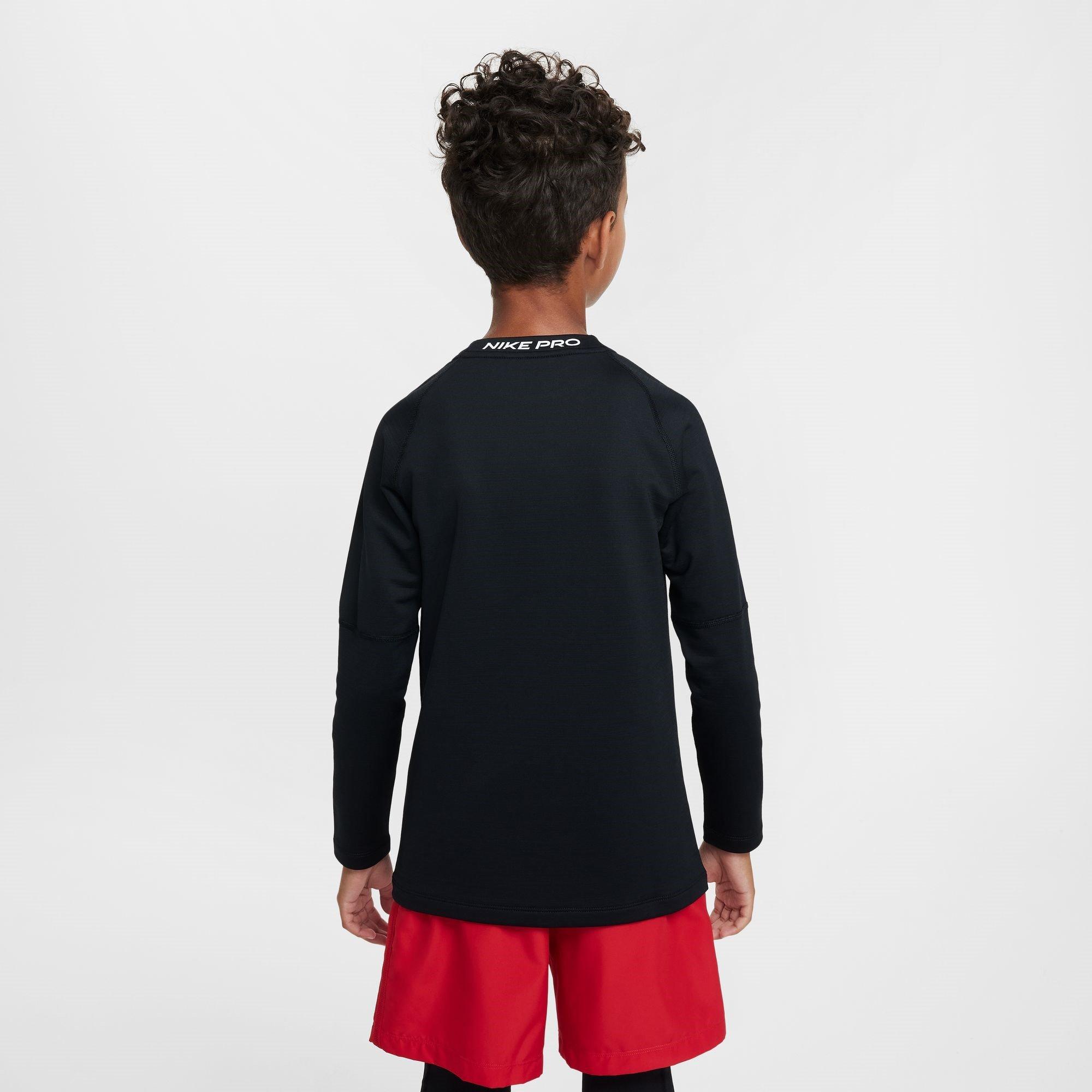 Nike Nike Pro Big Kids' (Boys') Dri-FIT Long-Sleeve Training Crewneck Top