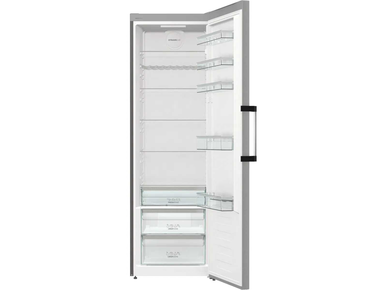 Gorenje Advanced R619EAXL6 - Køleskab - niche - bredde: 60 cm - 398 liter - Klasse E - rustfrit stål