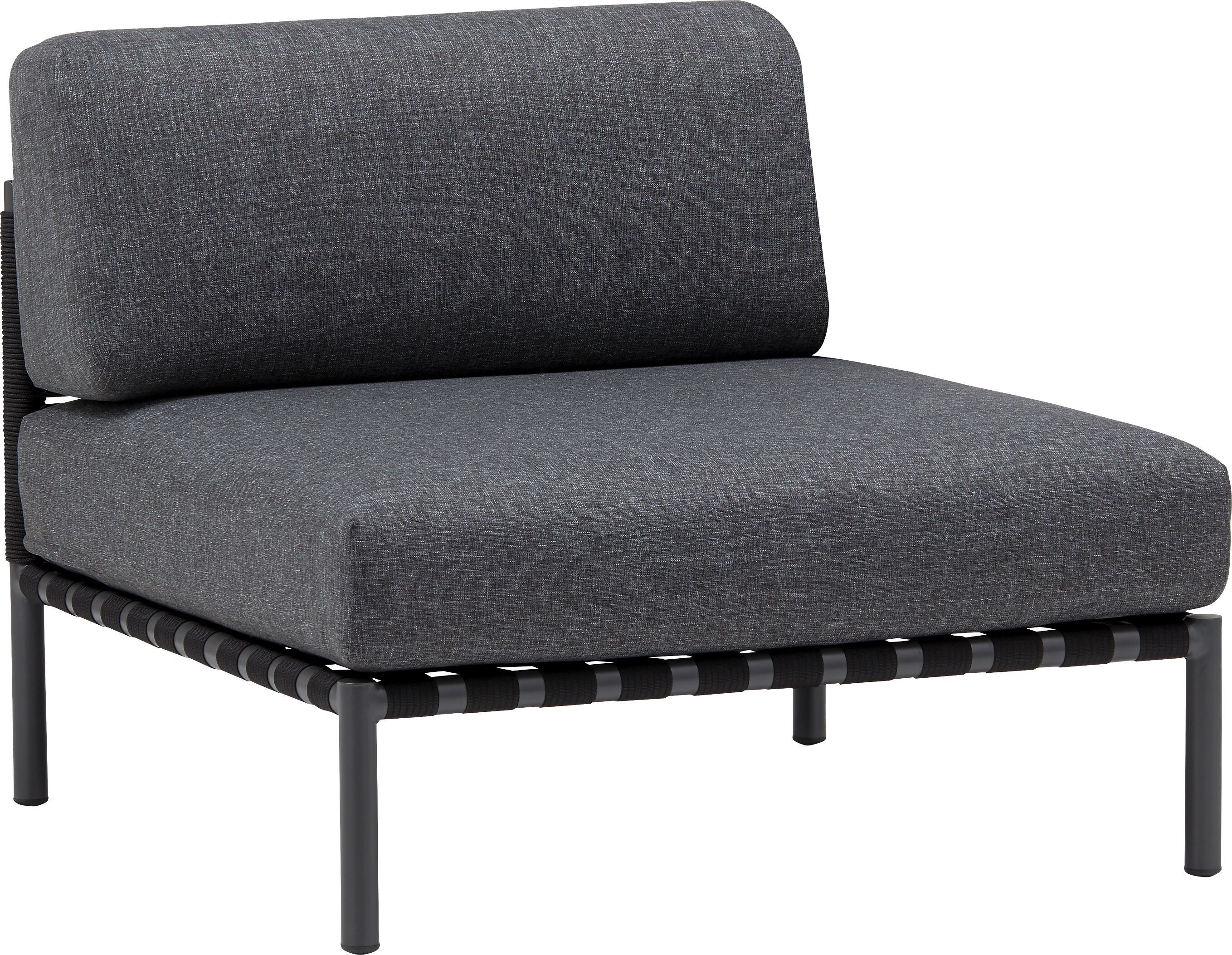 HORIZON Lounge Einzelelement - Anthrazit / B: 87.0 cm x T: 87.0 cm x H: 76.0 cm