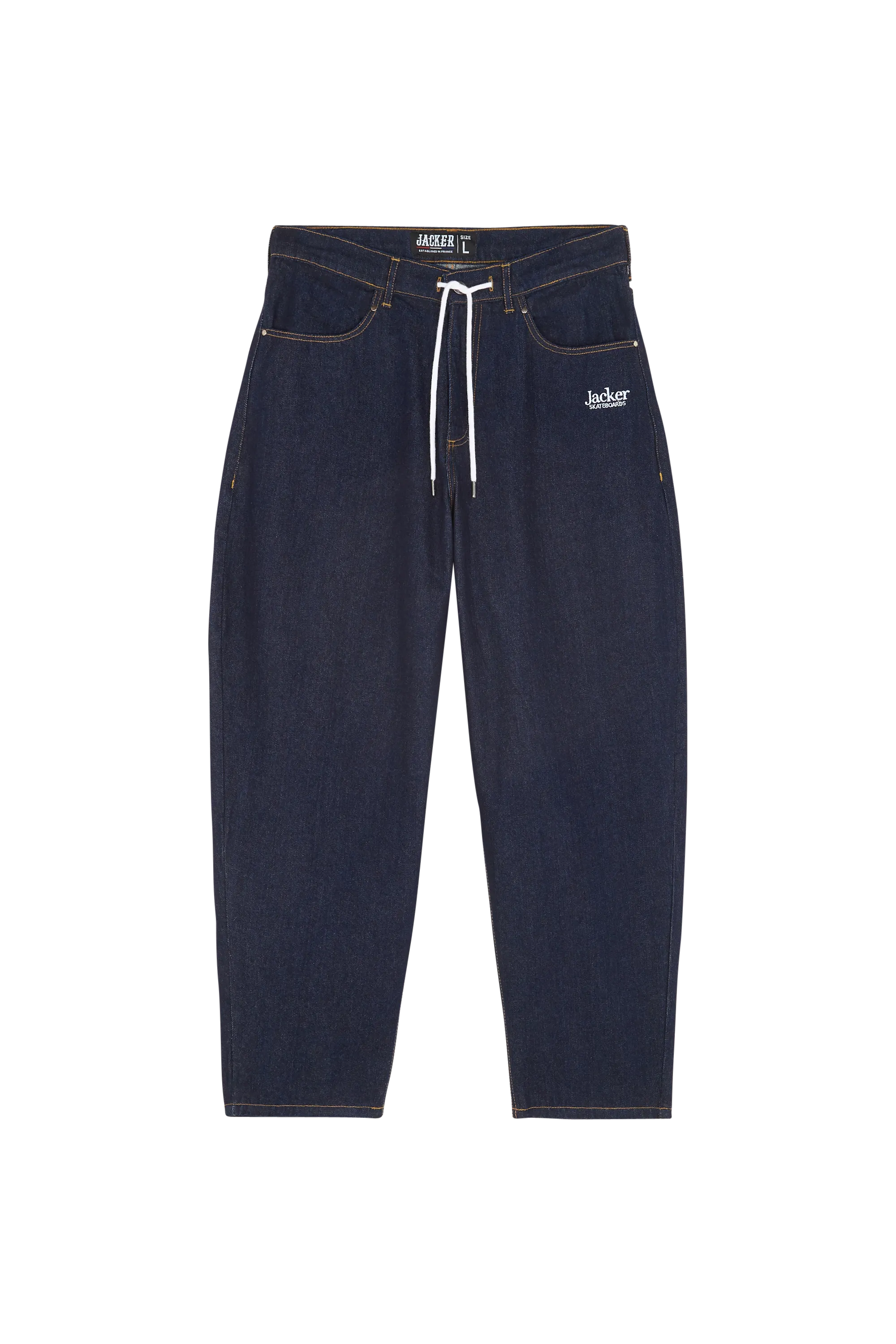 JACKER Jean Nostalgia Baggy Bleu