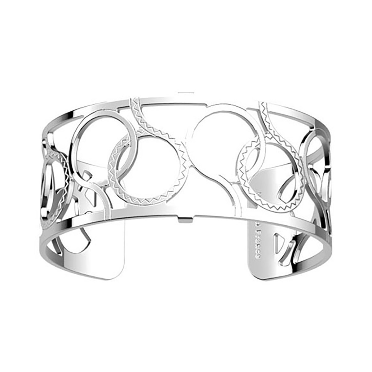Bracelet Les Georgettes Boucles argenté 25mm