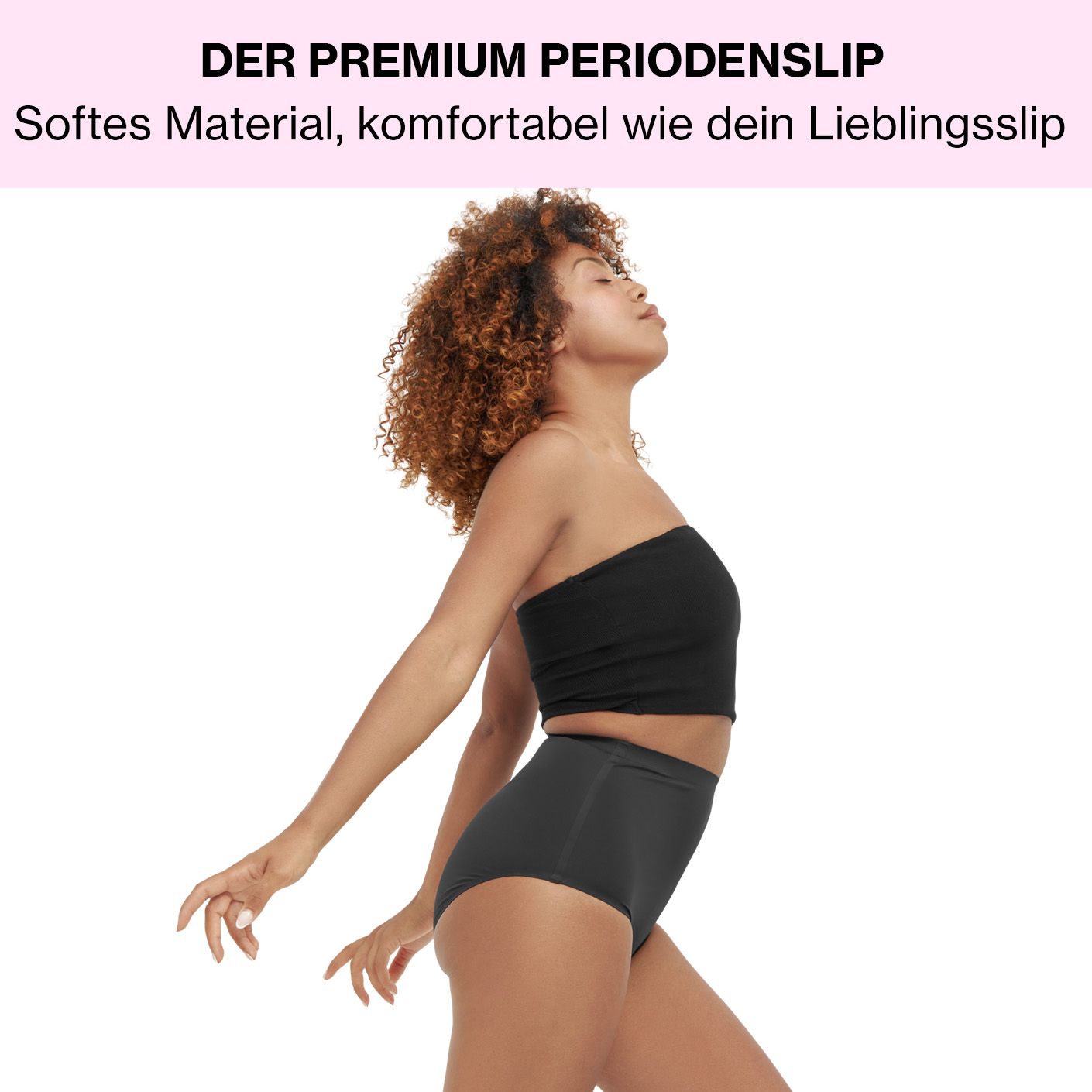 mymonthlys Periodenunterwäsche - 2er Set High Waist Periodenslip MONA stark