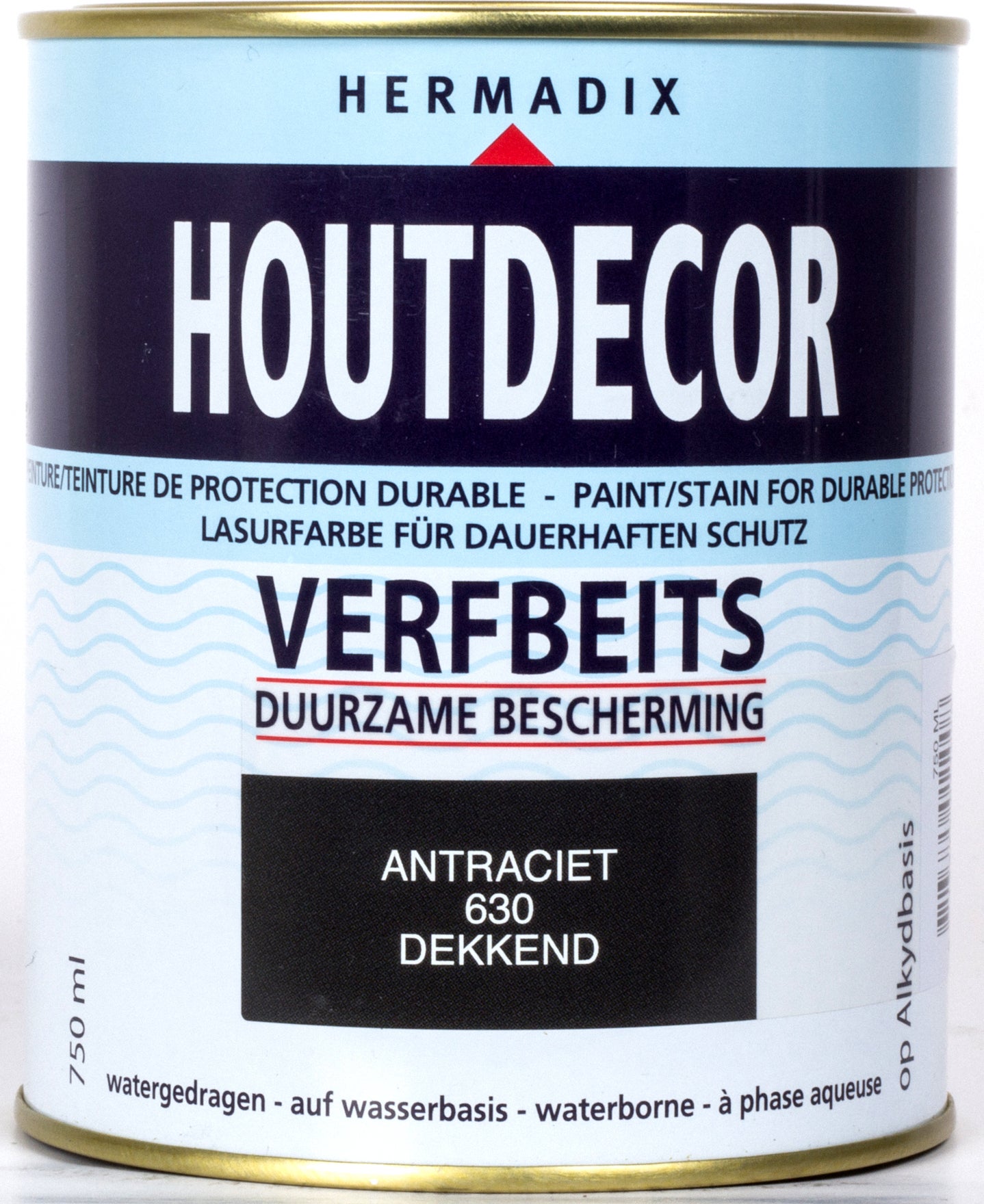 Hermadix Houtdecor antraciet 750 ml