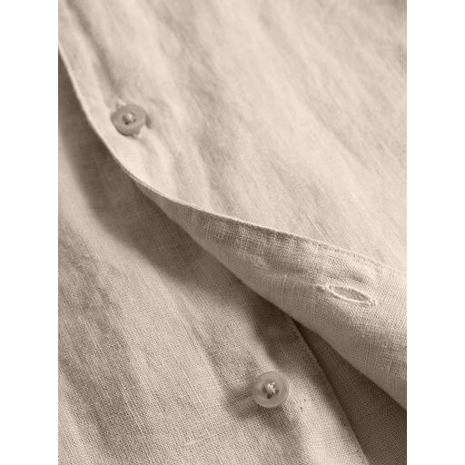 Knowledge Cotton Apparel Kortærmet Skjorte, Light Feather Grey, 3XL