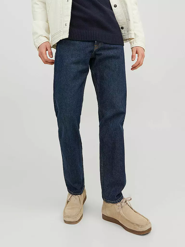 JACK & JONES Jeans Slim Fit JJICHRIS JJORIGINAL blau