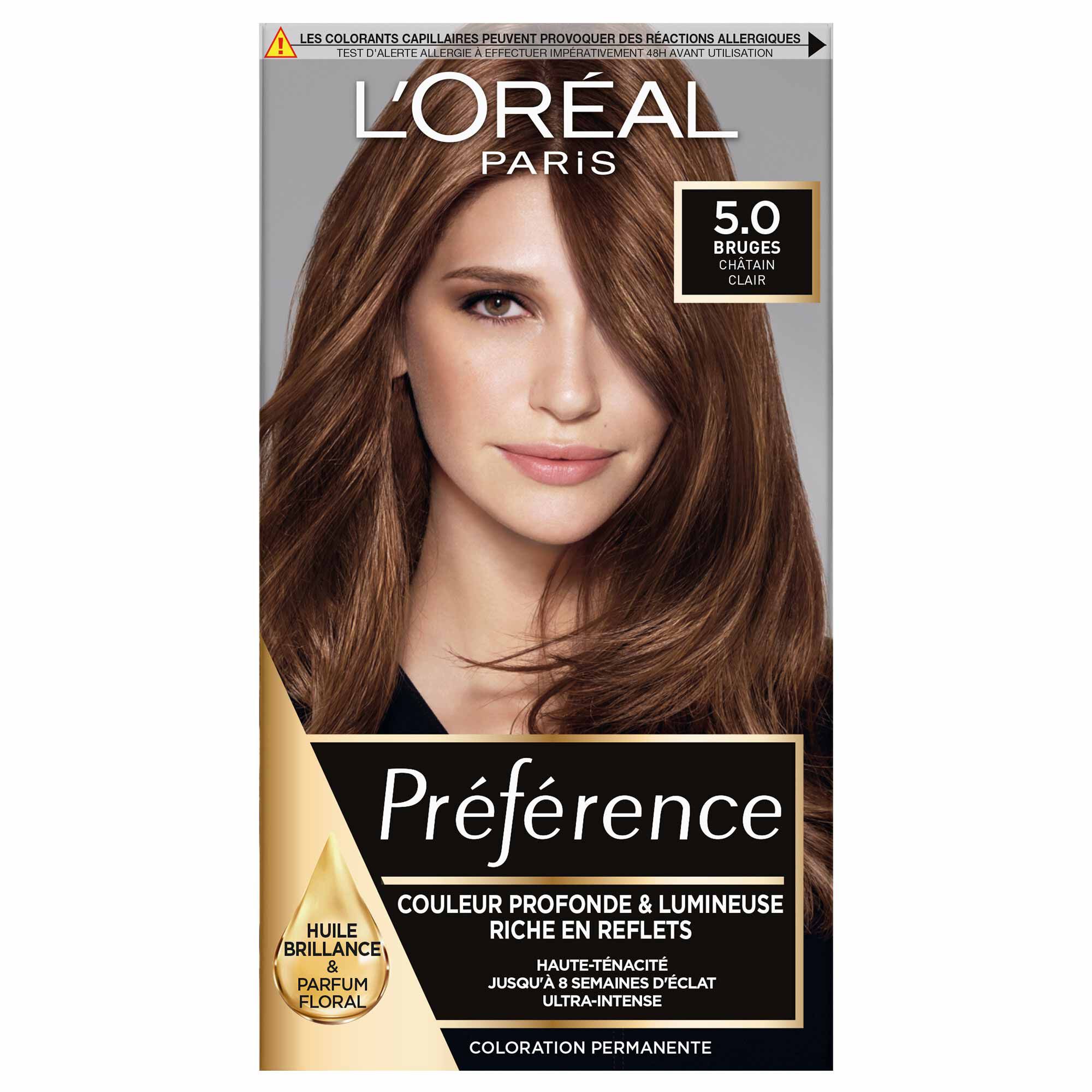 Préférence Châtains · Couleur profonde et lumineuse, riche en reflets