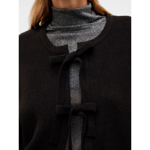 Vero Moda Bow Tie Cardigan, Black, M