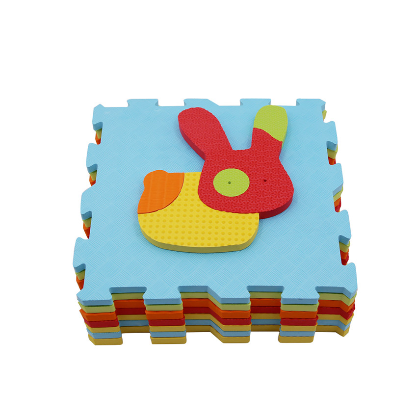Dalles en mousse 90 x 90 cm - Animaux